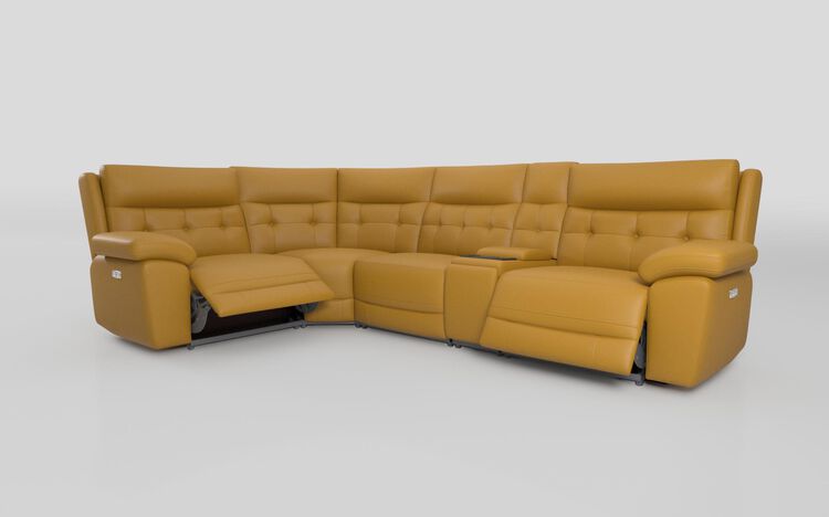 Belford 1 Corner 3 Power Recliner Sofa with Media Unit and Power Head Tilt | Belford Sofa Range | ScS