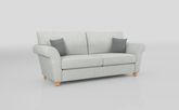 Aurora Fabric 3 Seater Standard Back Sofa