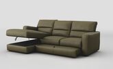 Tredozio 4 Seater Sofa with Sliding Footrest & Left Hand Facing Storage Lounger