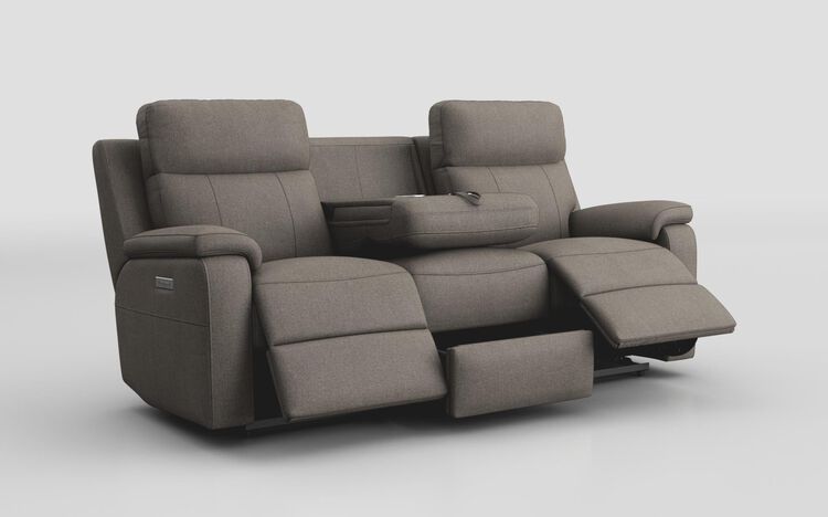 Calboli 3 Seater Power Recliner Sofa with Power Head Tilt & Table | Calboli Sofa Range | ScS