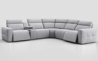 Geminiano 2 Corner 2 Power Recliner Sofa with Left Hand Facing Console | Sofas | ScS