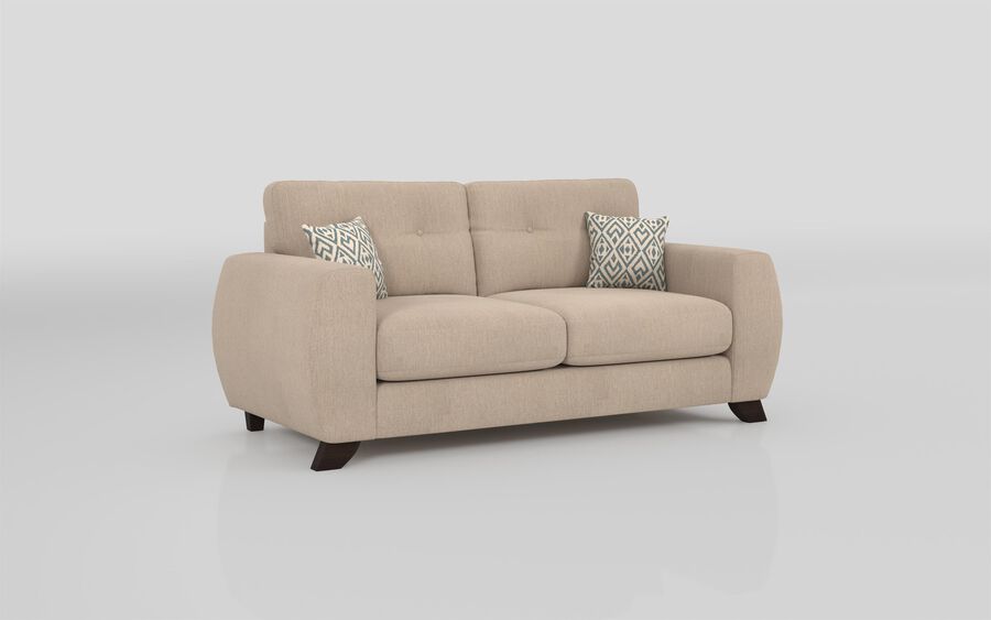 ScS Living Cream Aspen Fabric 3 Seater Standard Back Sofa
