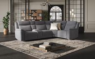 Savio 3 Corner 1 Sofa with Media Console & Black Charging Pad | Savio Sofa Range | ScS