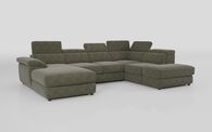 Norbello Corner Sofa Bed with Right Hand Facing Chaise and Left Hand Facing Storage Lounger and Otto | Norbello Sofa Range | ScS