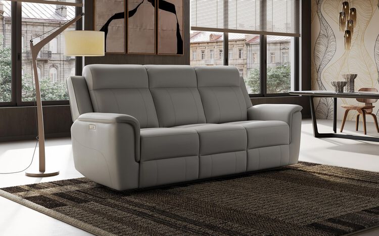 Orio 3 Seater Power Recliner Sofa with Drop Down Table | Orio Sofa Range | ScS