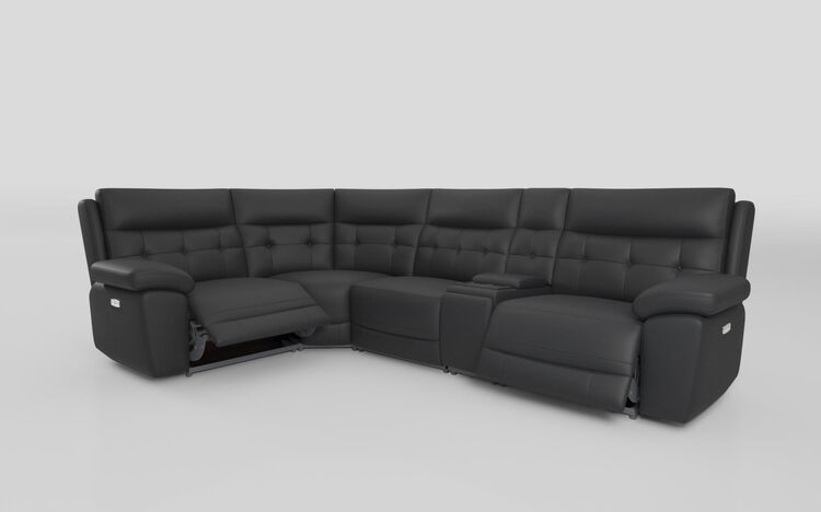 Belford 1 Corner 3 Power Recliner Sofa with Media Console | Belford Sofa Range | ScS