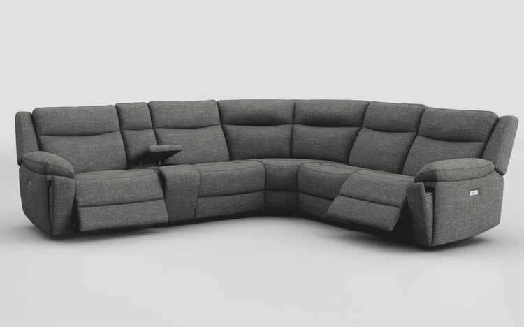 Villa 3 Corner 3 Power Recliner Sofa with Console & Cup Holders | Villa Sofa Range | ScS
