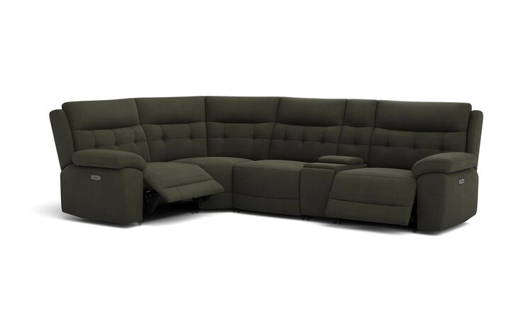 Belford 1 Corner 3 Power Recliner Sofa with Console | Belford Sofa Range | ScS