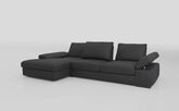Savazza 4 Seater Sofa with Adjustable Back Rest Left Hand Facing Lounger