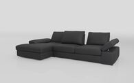 Savazza 4 Seater Sofa with Adjustable Back Rest Left Hand Facing Lounger | Savazza Sofa Range | ScS