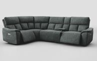 Pianello 1 Corner 3 Power Recliner Sofa with Console & Power Head Tilt | Pianello Sofa Range | ScS