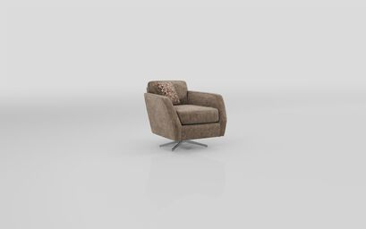 Living Esme Fabric Plain Swivel Chair | Esme Sofa Range | ScS