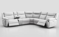 Villa 3 Corner 3 Power Recliner Sofa with Console & Cup Holders | Villa Sofa Range | ScS