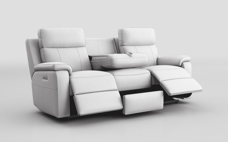 Calboli 3 Seater Power Recliner Sofa with Power Head Tilt & Table | Calboli Sofa Range | ScS