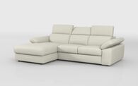 Quercioli 3 Seater Sofa with Sliding Footrest & Left Hand Facing Storage Lounger | Quercioli Sofa Range | ScS