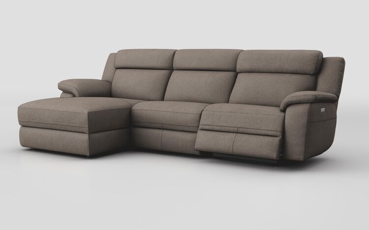 Sarsina 3 Seater Sofa Right Hand Facing Power & Left Hand Facing Lounger with Head Tilt | Sarsina Sofa Range | ScS
