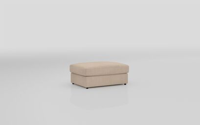 Aspen Fabric Plain Top Banquette Footstool | Aspen Sofa Range | ScS