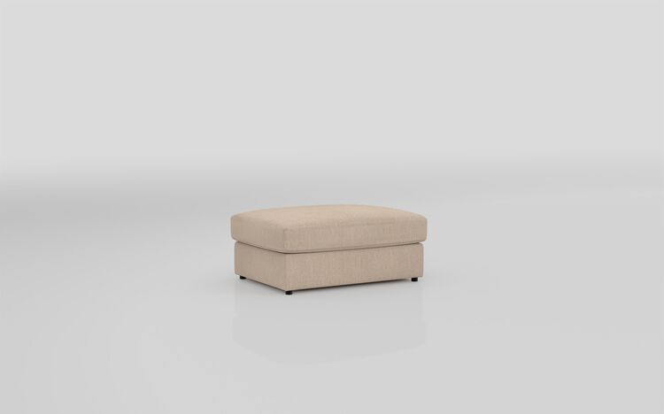Aspen Fabric Plain Top Banquette Footstool | Aspen Sofa Range | ScS