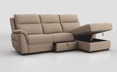 Sogliano 3 Seater Sofa With Drawer & Right Hand Facing Storage Chaise