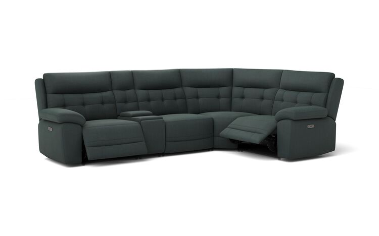 Belford 3 Corner 1 Power Recliner Sofa with Console | Belford Sofa Range | ScS