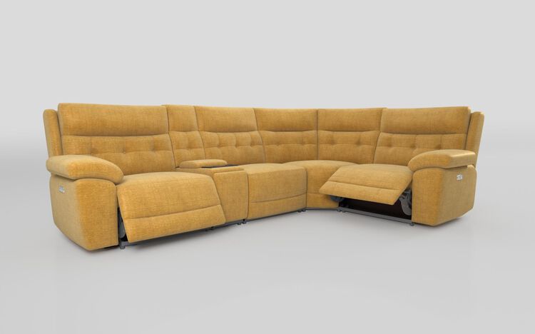 Belford 3 Corner 1 Power Recliner with Media Unit and Power Head Tilt | Belford Sofa Range | ScS