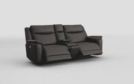 Savio 3 Seater Power Recliner Sofa with Media Console & Black Charging Pad | Savio Sofa Range | ScS