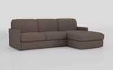 Barete Slim Arm 4 Seater Sofa Bed with Right Hand Facing Large Lounger