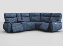 Solara 2 Corner 1 Power with Regular Storage Console | Solara Sofa Range | ScS