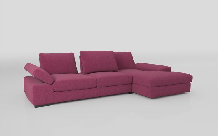 Savazza 4 Seater Sofa with Adjustable Back Rest Right Hand Facing Lounger | Savazza Sofa Range | ScS