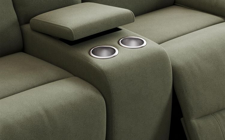 Tiglio 2 Corner 2 Power Recliner Right Hand Facing Console | Tiglio Sofa Range | ScS