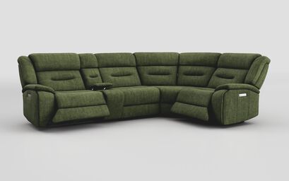 Massari 3 Corner 1 Power Recliner Sofa with Console & Power Head Tilt | Massari Sofa Range | ScS