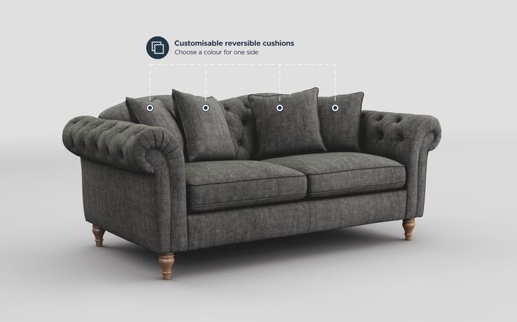 Regina Fabric 3 Seater Sofa | Regina Sofa Range | ScS