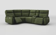 Solara 1 Corner 2 Power with Regular Storage Console | Solara Sofa Range | ScS
