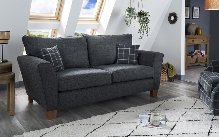 Theo Fabric 1 Corner 2 Left Hand Facing Chaise Standard Back Sofa | Theo Sofa Range | ScS