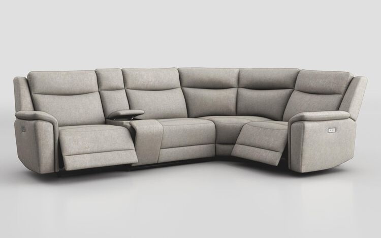 Savio 3 Corner 1 Power Recliner Sofa with Console | Savio Sofa Range | ScS