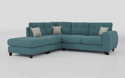 Aspen 1 Corner 2 Left Hand Facing Chaise Standard Back Sofa | Aspen Sofa Range | ScS