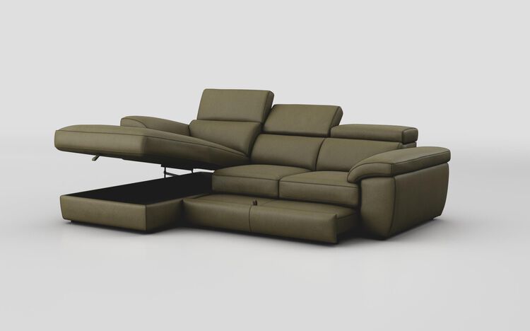 Bagnara 3 Seater Sofa with Left Hand Facing Lounger, Sliding Footrest & Manual Head Tilt | Bagnara Sofa Range | ScS