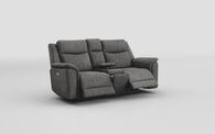 Savio 2 Seater Power Recliner Sofa with Power Media Console & Black Charging Pad | Savio Sofa Range | ScS