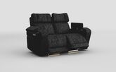 Adstock 2 Seater Power Recliner Sofa with Power Head Tilt, Lumbar, Massage, Audio, Heat & LED Lights