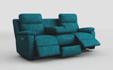 Calboli 3 Seater Power Recliner Sofa with Power Head Tilt & Table