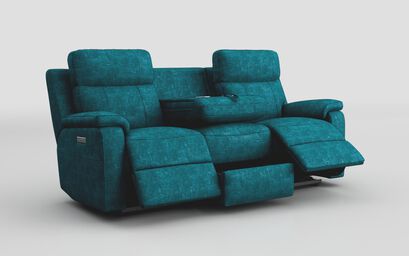 Calboli 3 Seater Power Recliner Sofa with Power Head Tilt & Table | Calboli Sofa Range | ScS