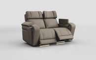 Adstock 2 Seater Power Recliner Sofa with Power Head Tilt, Lumbar, Massage, Audio, Heat & LED Lights | Adstock Sofa Range | ScS