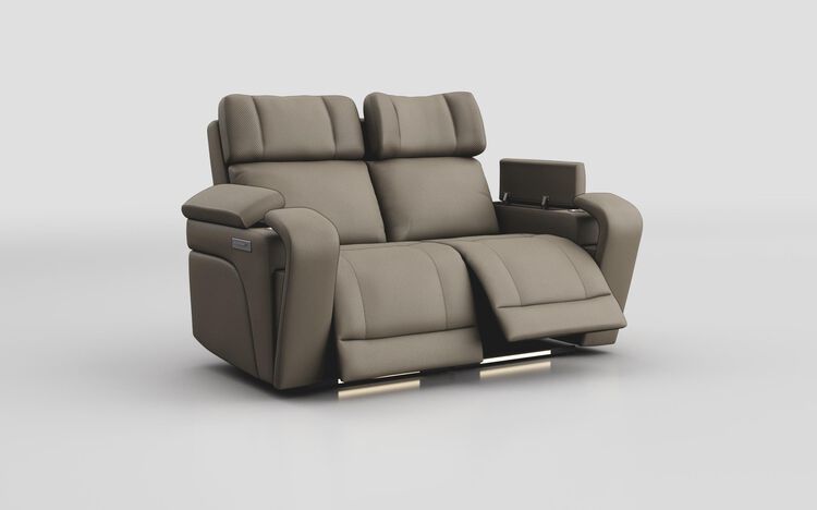 Adstock 2 Seater Power Recliner Sofa with Power Head Tilt, Lumbar, Massage, Audio, Heat & LED Lights | Adstock Sofa Range | ScS
