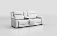 Savio 3 Seater Sofa with Media Console & Silver Charging Pad | Savio Sofa Range | ScS