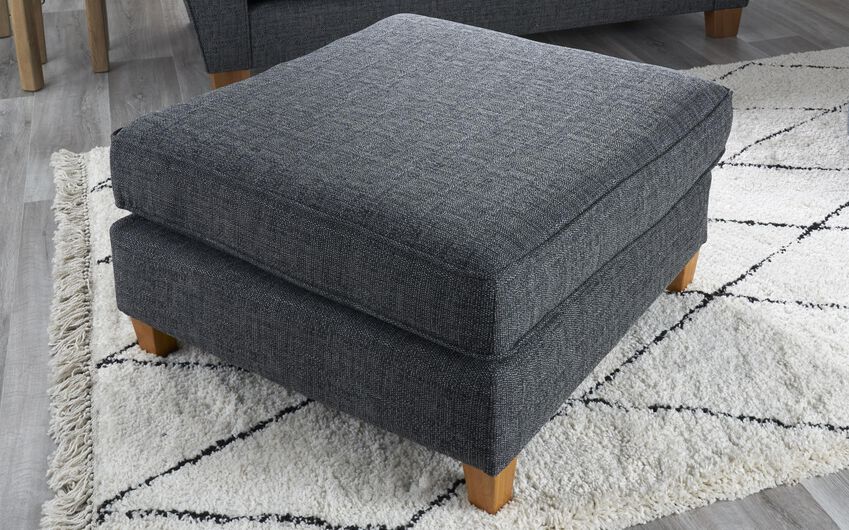 Theo Fabric Chaise Footstool