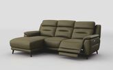 Casalecchio 3 Seater Power Recliner Sofa with Left Hand Facing Lounger
