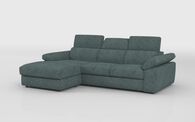 Quercioli 3 Seater Sofa with Sliding Footrest & Left Hand Facing Storage Lounger | Quercioli Sofa Range | ScS