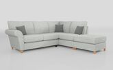 Aurora Fabric 2 Corner 1 Right Hand Facing Chaise Standard Back Sofa
