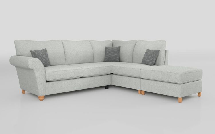 Aurora Fabric 2 Corner 1 Right Hand Facing Chaise Standard Back Sofa | Aurora Sofa Range | ScS