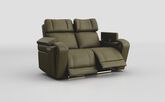 Adstock 2 Seater Power Recliner Sofa with Power Head Tilt, Lumbar, Massage, Audio, Heat & LED Lights